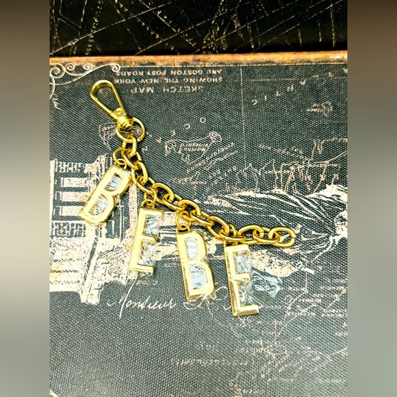NWOT BEBE Cosmetics Pouch & Bag Charm - Picture 5 of 7